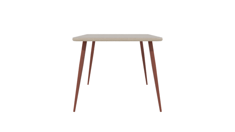 Modern Dining Table 3D Model - Professional 3D Model Render 2