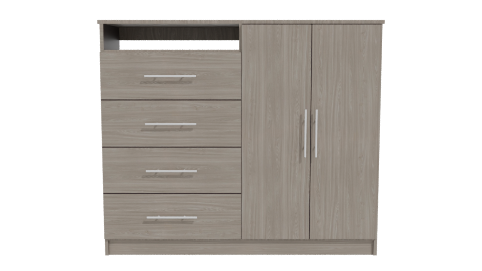 Stylish Storage Cabinet 3D Model - Professional 3D Model Render 11