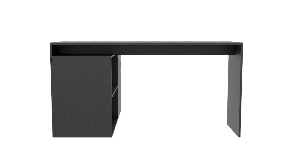 Minimalist Office Desk 3D Model - Professional 3D Model Render 5