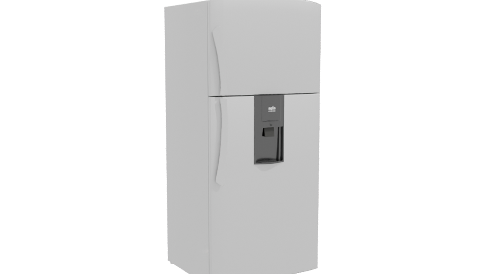 Sleek Modern Refrigerator 3D Model - Professional 3D Model Render 10