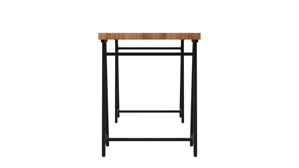 Contemporary Wooden Office Table 3D - Professional 3D Model Render 8