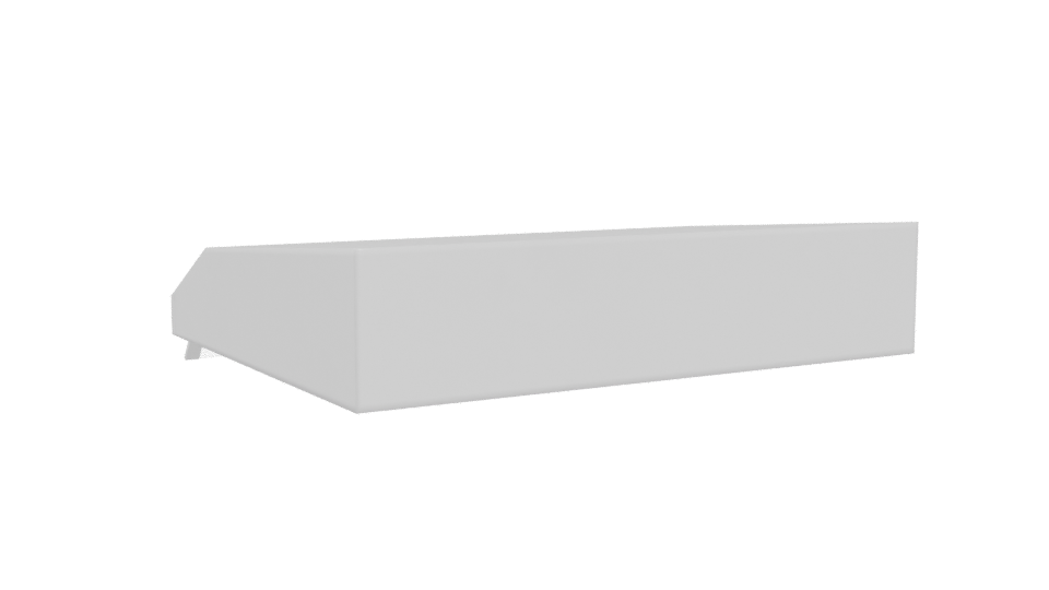 Sleek Modern Office Desk Model - Professional 3D Model Render 4