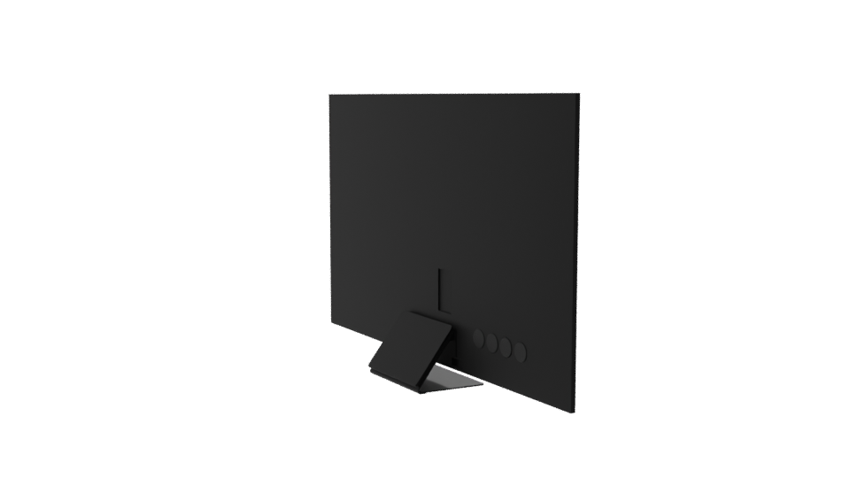 Sleek Minimalist TV Model 3D - Professional 3D Model Render 7