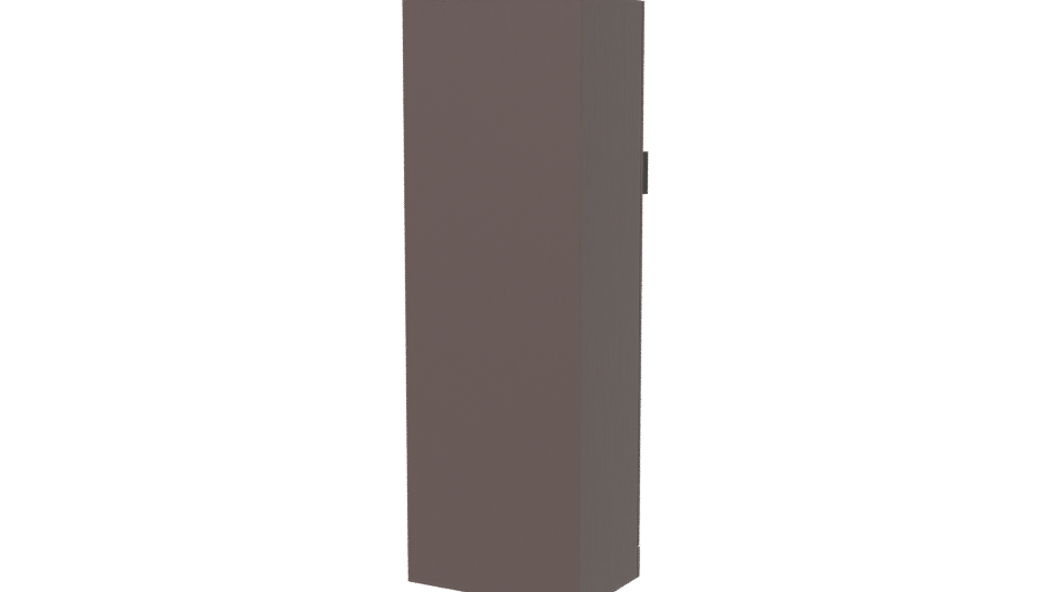 Sleek Full-Length Mirror Model - Professional 3D Model Render 6