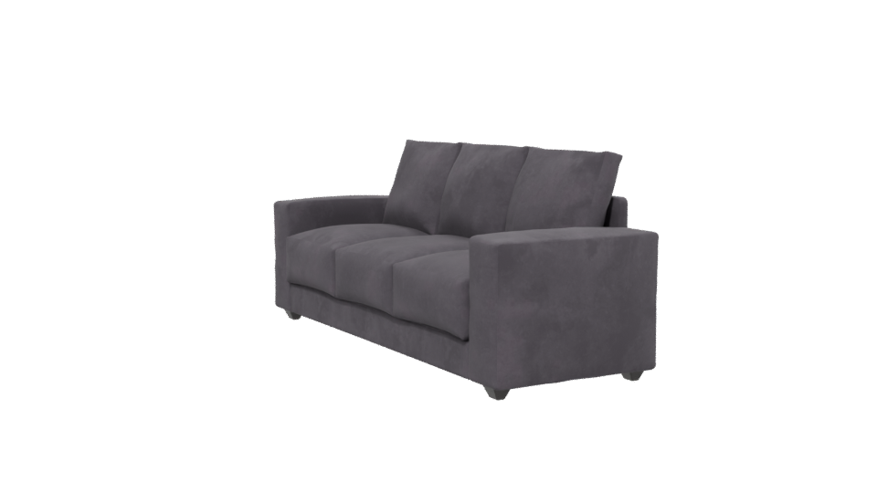 Contemporary 3-Seat Sofa Model - Professional 3D Model Render 13