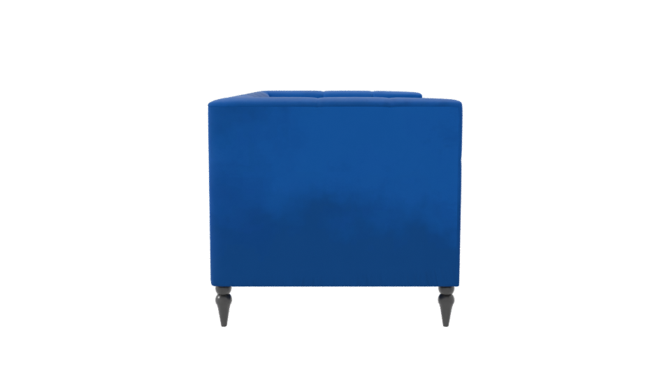 Stylish Blue Sofa Model 3D - Professional 3D Model Render 8