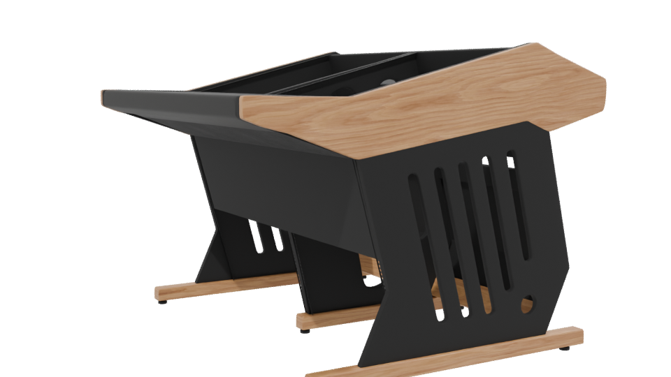 Modern Outdoor Fire Pit 3D - Professional 3D Model Render 13