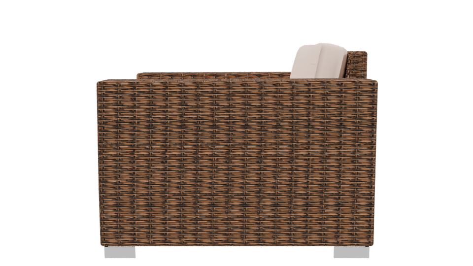 Stylish Outdoor Lounge Chair 3D - Professional 3D Model Render 2