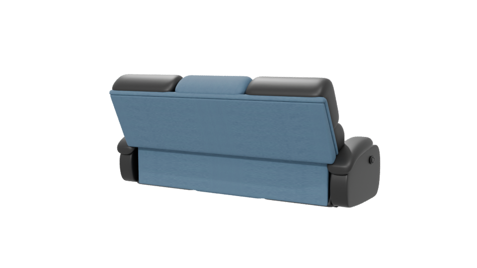 Elegant Modern Reclining Sofa 3D - Professional 3D Model Render 6