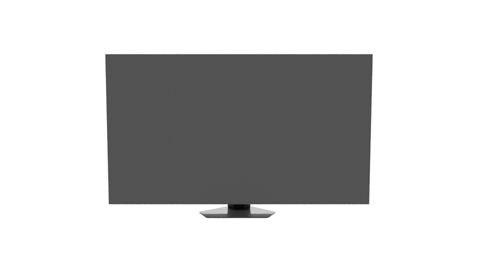 Sleek Flat Screen TV Model - Professional 3D Model Render 11