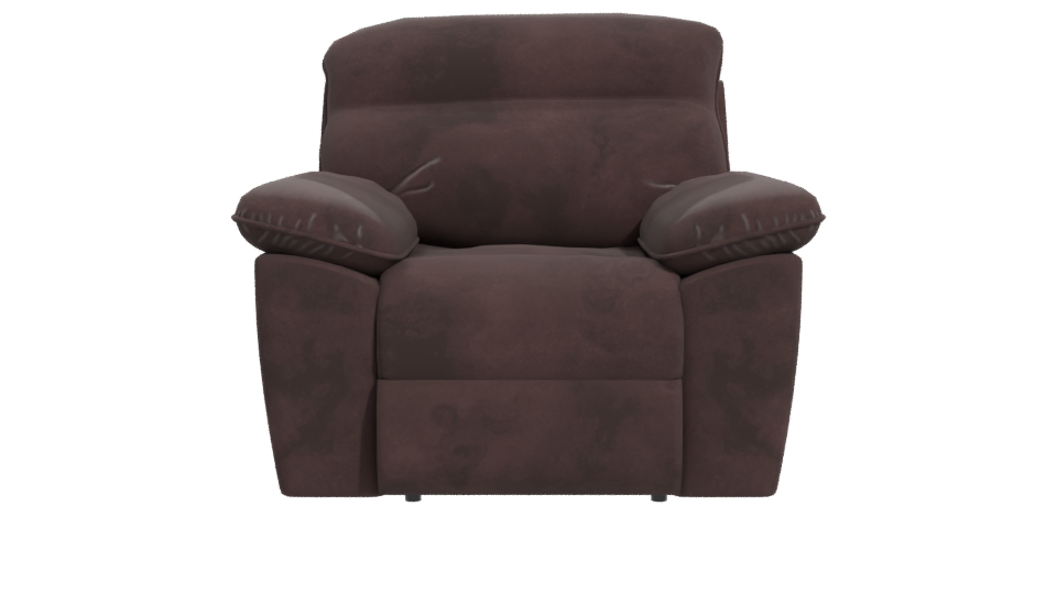 Stylish Contemporary Recliner Armchair 3D Model - Professional 3D Model Render 11
