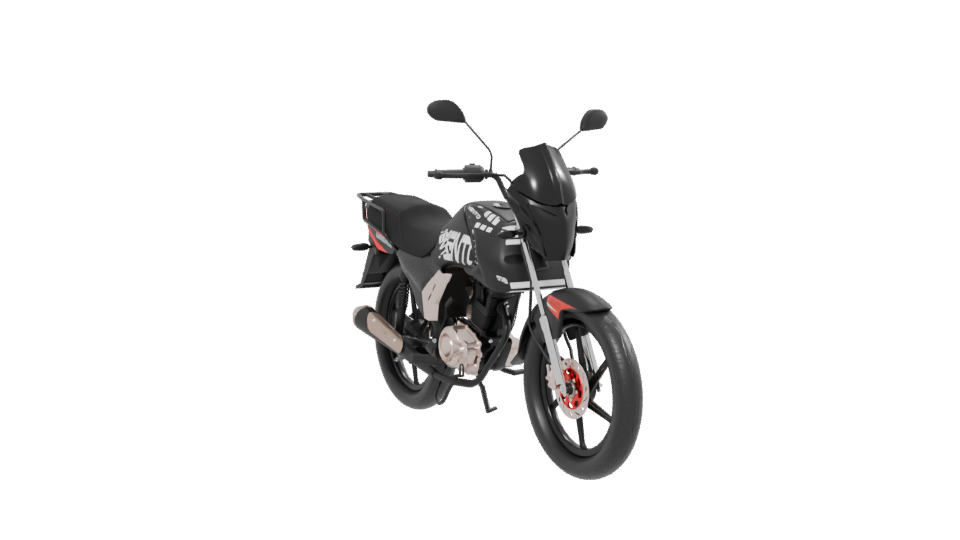 MOTO Vento Urban 200 cc Model - Professional 3D Model Render 13
