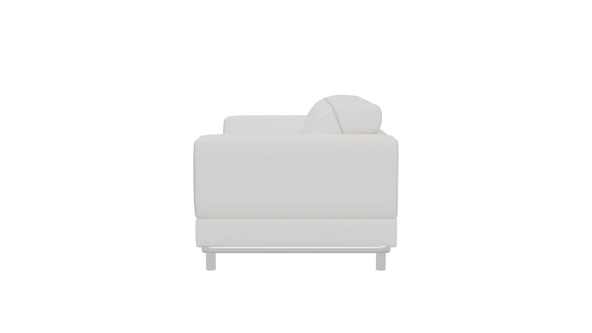 Stylish White Sofa 3D Model - Professional 3D Model Render 5