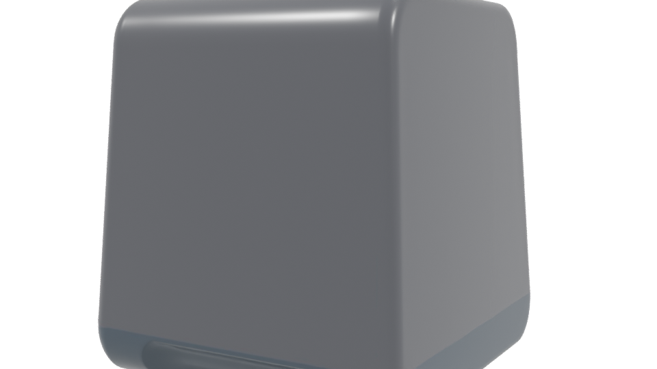 Compact Modern Air Fryer Model - Professional 3D Model Render 3