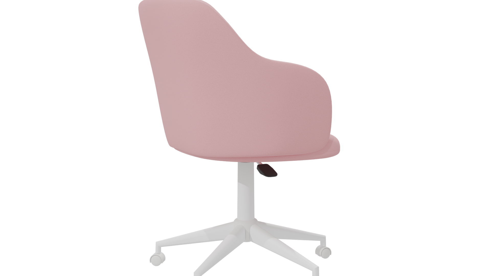 Stylish Pink Office Chair 3D - Professional 3D Model Render 19