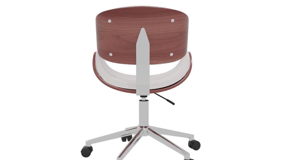 Sleek Modern Office Chair 3D - Professional 3D Model Render 5