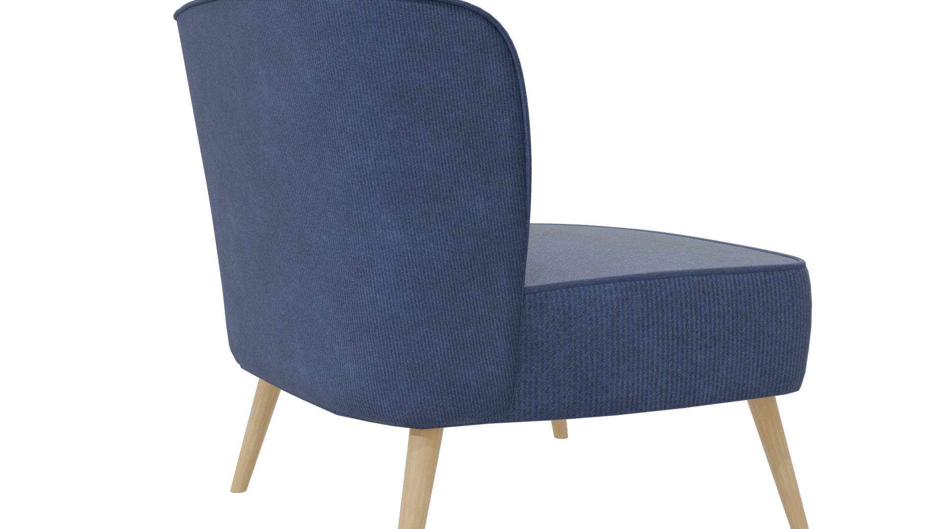 Stylish Fabric Accent Chair 3D - Professional 3D Model Render 22
