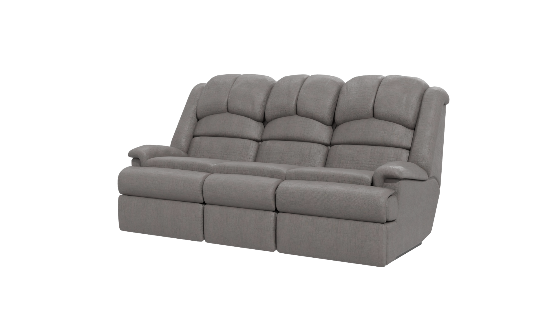 Stylish Reclining Sofa 3D Model - Professional 3D Model Render 12