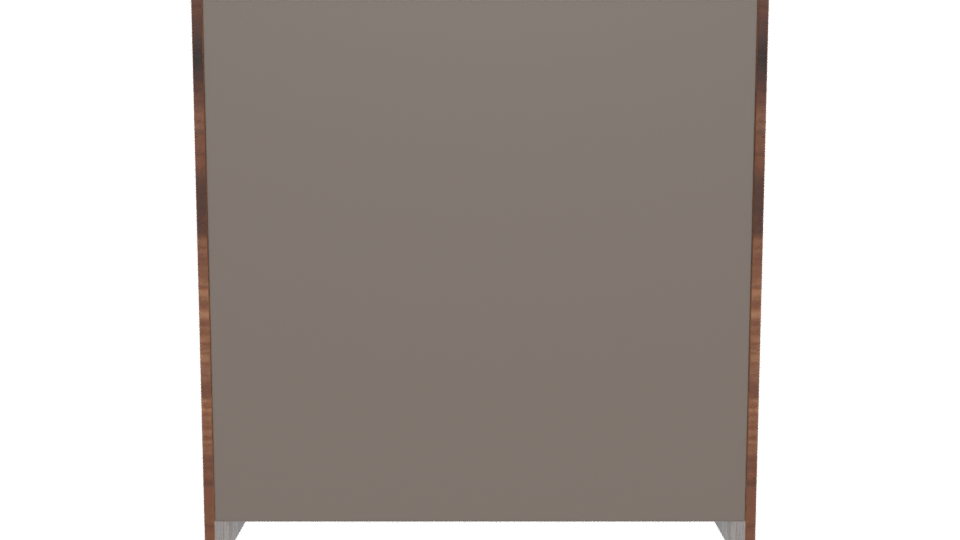 Contemporary Wood and Matte Dresser 3D Model - Professional 3D Model Render 5