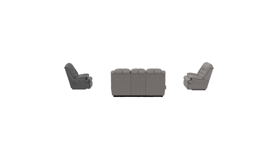 Stylish Reclining Sofa Set 3D - Professional 3D Model Render 5