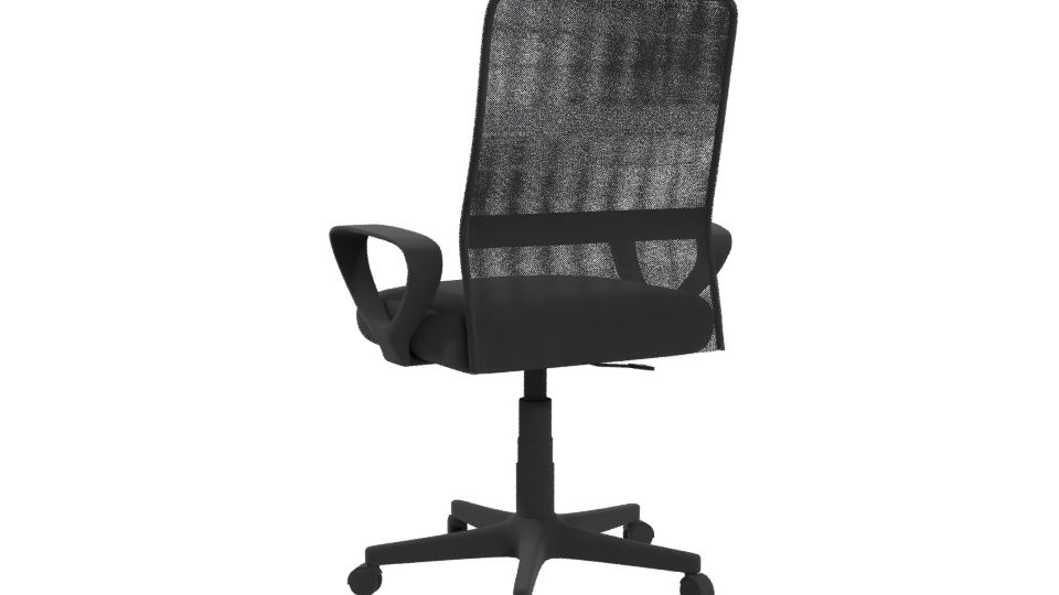 Stylish Modern Office Chair 3D - Professional 3D Model Render 4