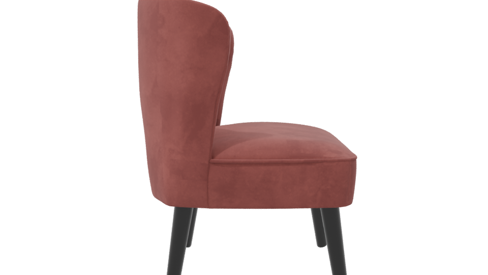 Elegant Upholstered Accent Chair 3D Model - Professional 3D Model Render 8