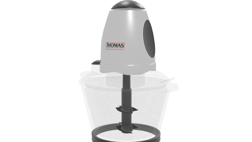 Stylish Kitchen Mixer 3D Model - Professional 3D Model Render 12