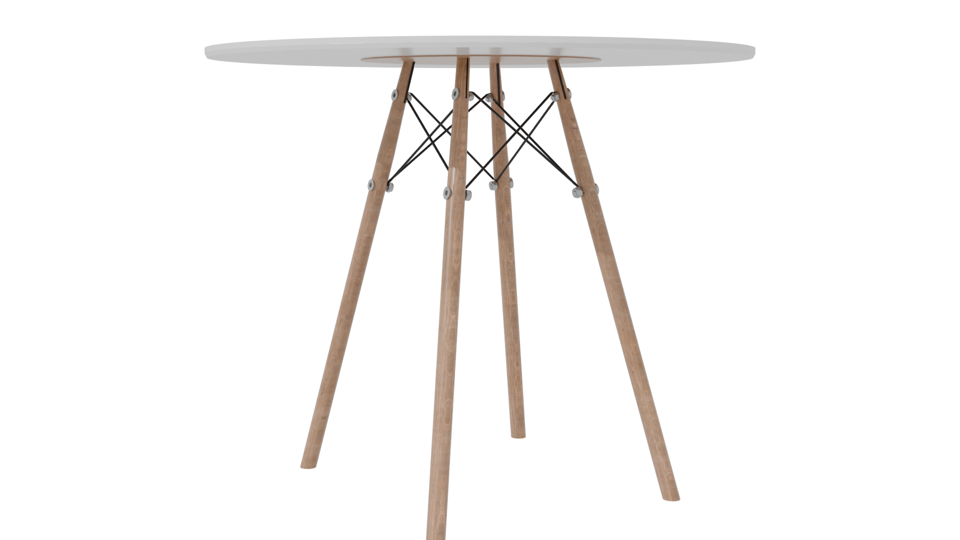 Minimalist Round Table 3D Model - Professional 3D Model Render 7