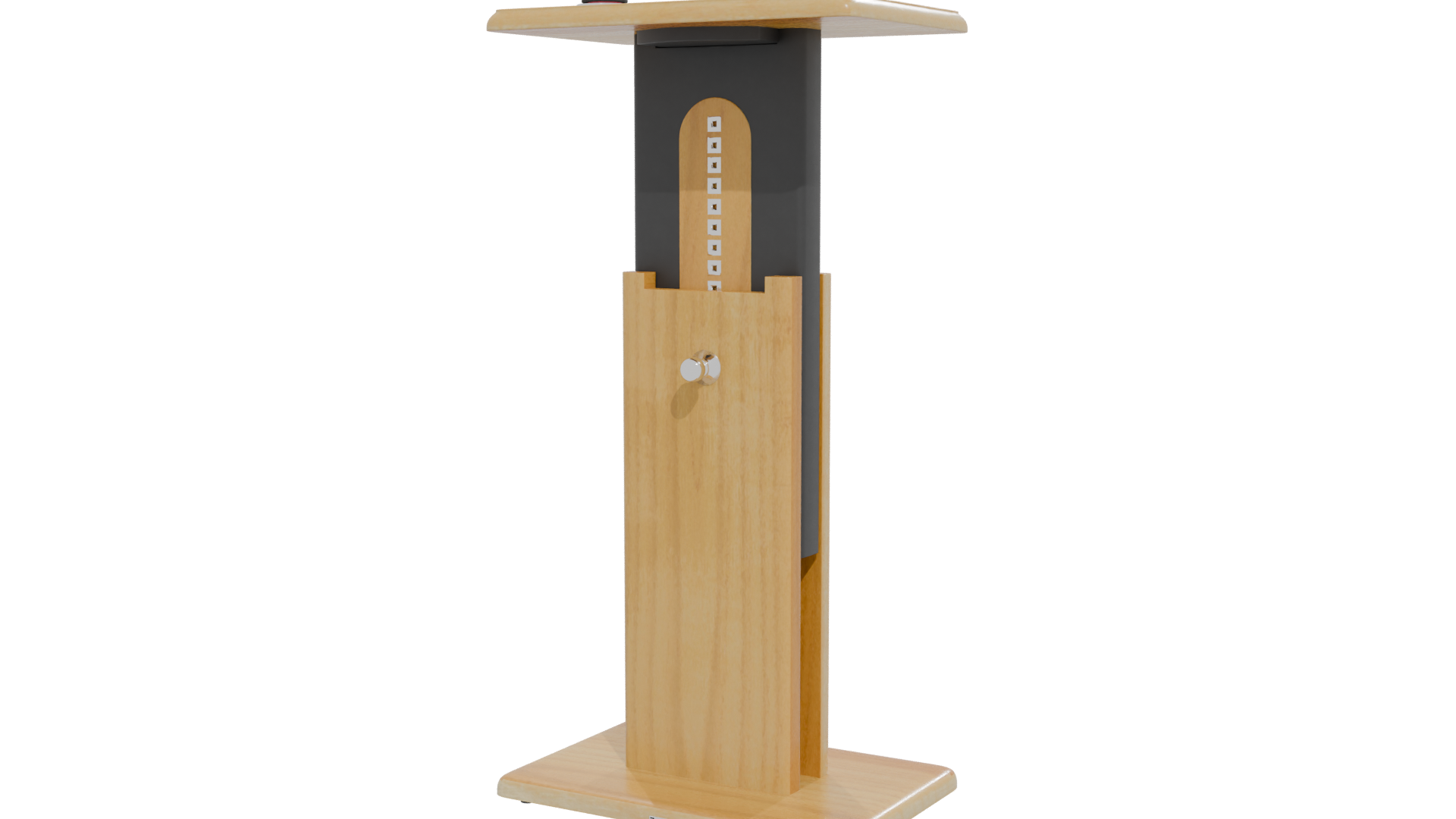 Stylish Wooden Podium 3D Model - Professional 3D Model Render 27