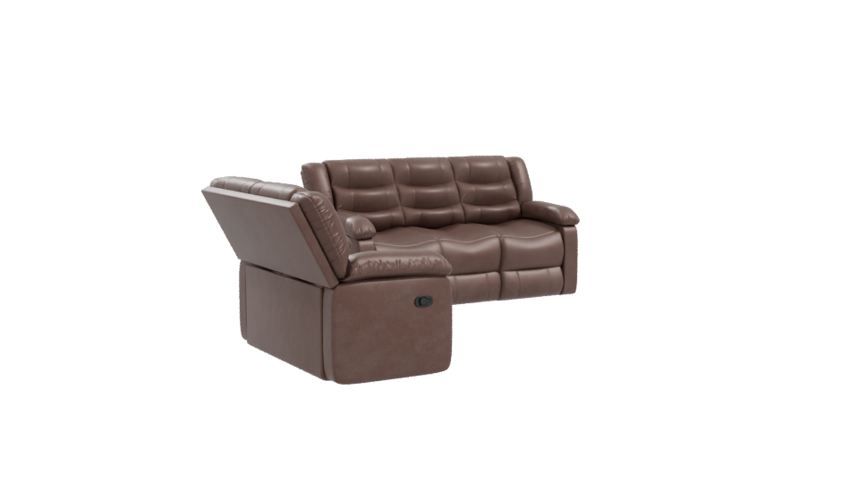 Comfortable Leather Sofa Set 3D - Professional 3D Model Render 10