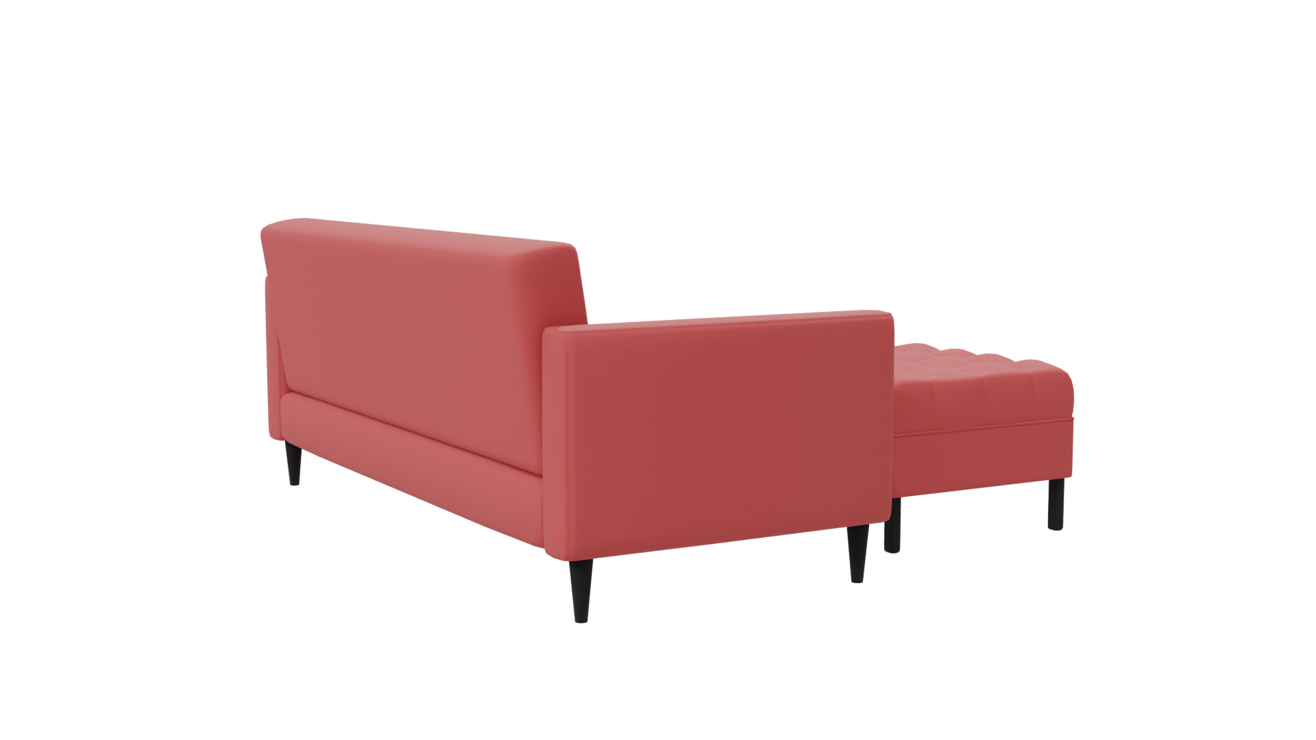 Stylish Upholstered Sectional Sofa 3D Model - Professional 3D Model Render 7