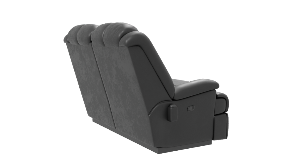 Stylish Reclining Sofa 3D Model - Professional 3D Model Render 7