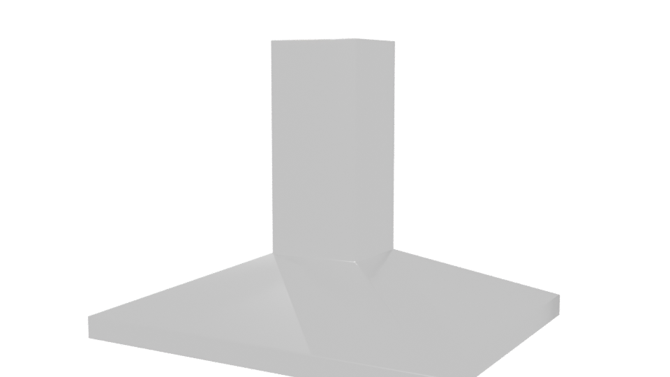 Stylish Kitchen Hood 3D Model - Professional 3D Model Render 6