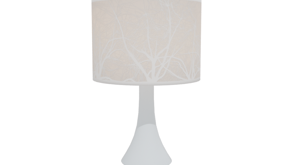 Stylish Touch Table Lamp 3D - Professional 3D Model Render 12