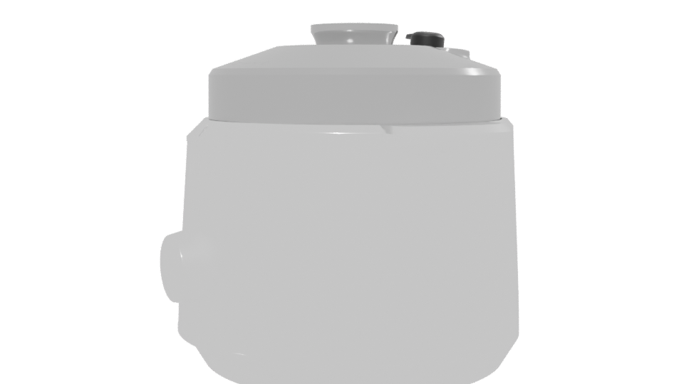 Compact Electric Pressure Cooker 3D - Professional 3D Model Render 13