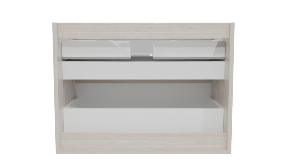 Sleek Minimalist Bathroom Vanity 3D - Professional 3D Model Render 5