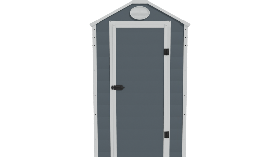 Stylish Outdoor Storage Shed 3D - Professional 3D Model Render 11