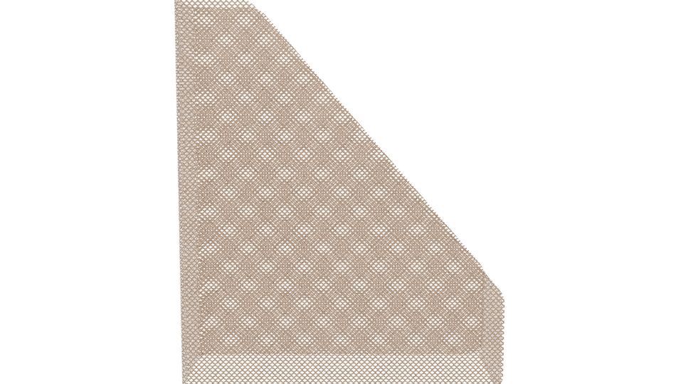 Stylish Metal Document Organizer 3D - Professional 3D Model Render 5