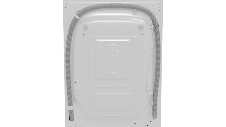 Modern Front-Loading Washing Machine 3D Model - Professional 3D Model Render 5