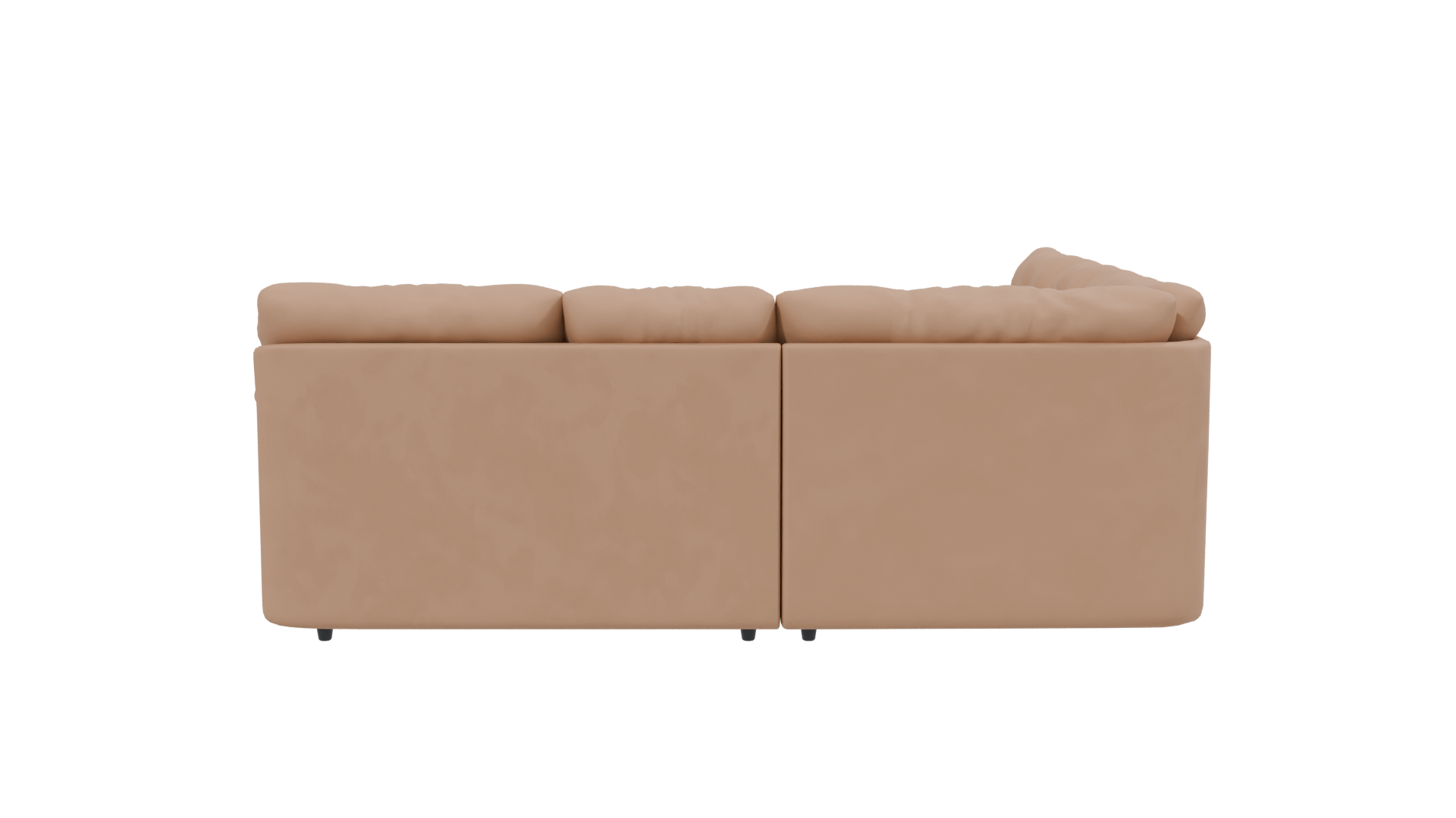 Stylish Corner Sofa Model - Professional 3D Model Render 2