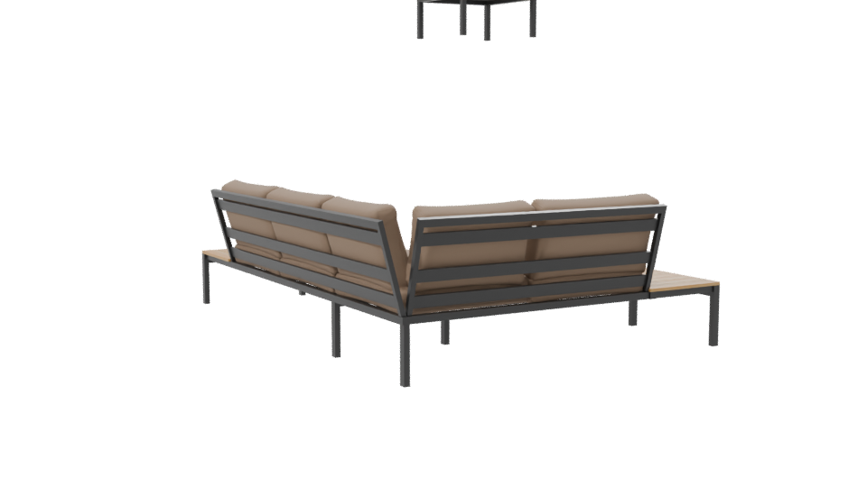 Modern Outdoor Sofa Set 3D - Professional 3D Model Render 7