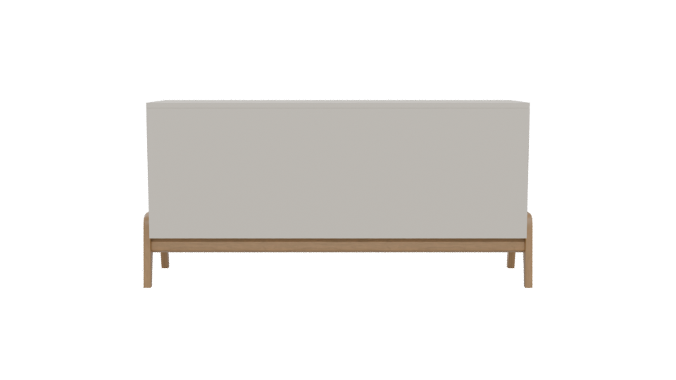 Modern 4-Door Buffet Cabinet 3D - Professional 3D Model Render 5