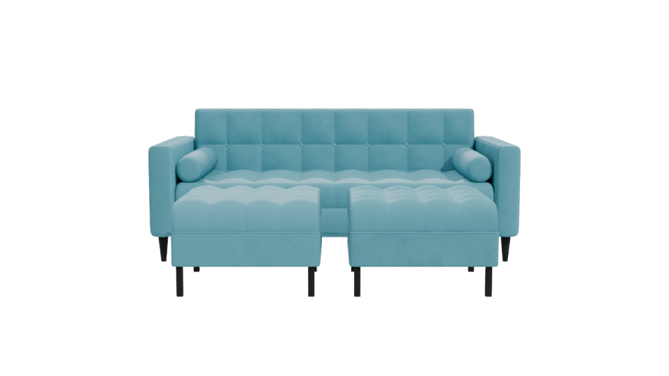 Stylish Modern Sectional Sofa 3D - Professional 3D Model Render 11