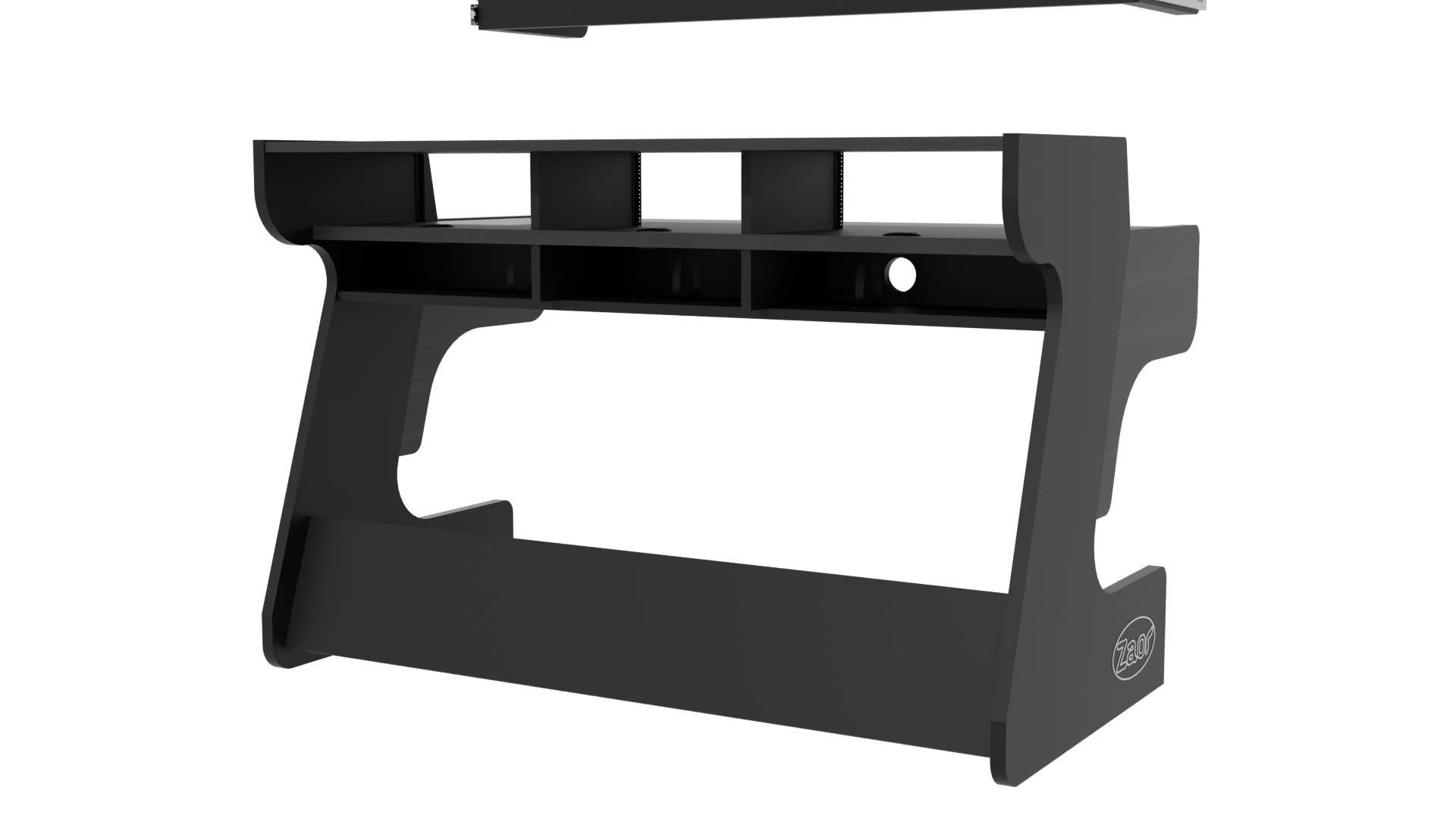 Stylish Modern Office Desk 3D Model - Professional 3D Model Render 6