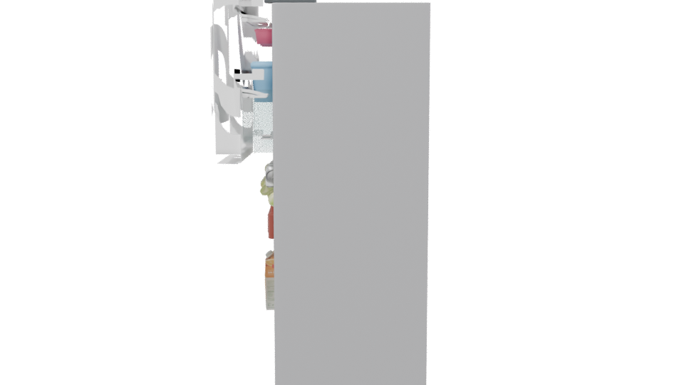 Sleek Refrigerator 3D Model - Professional 3D Model Render 2