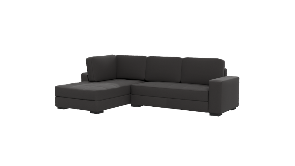 Contemporary L-Shaped Sofa Model 3D - Professional 3D Model Render 12