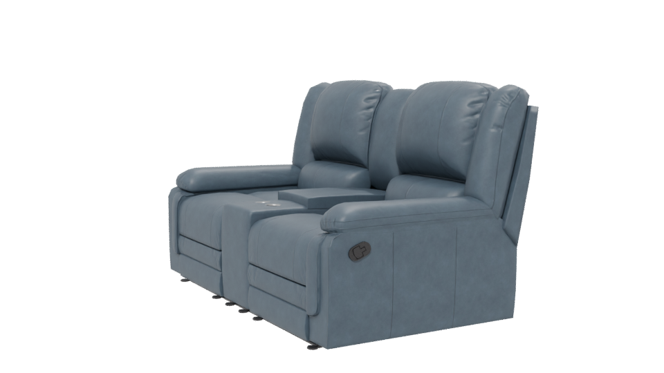 Comfortable Reclining Sofa Model - Professional 3D Model Render 13