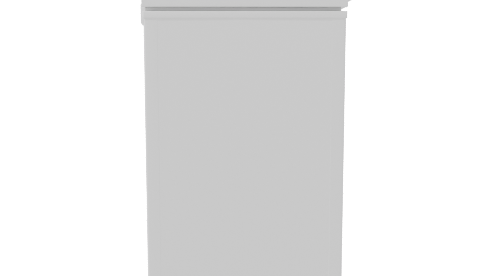 Compact Chest Freezer 3D Model - Professional 3D Model Render 8