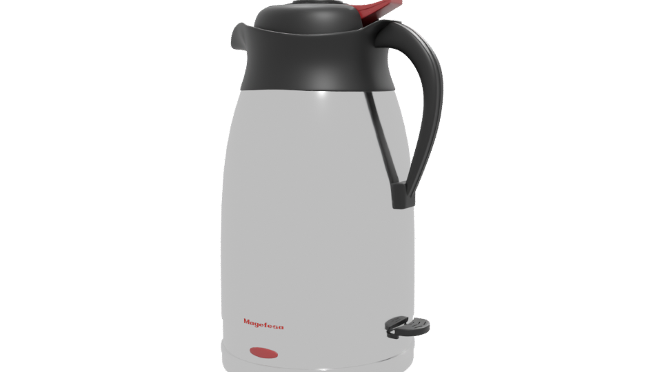 Stylish Stainless Steel Thermos 3D - Professional 3D Model Render 12