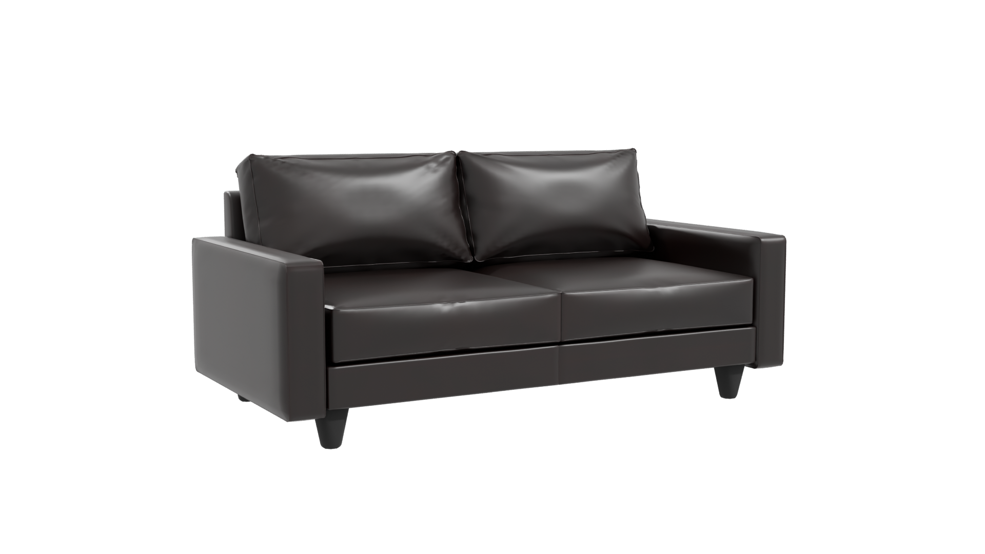 Modern Leather Sofa 3D Model - Professional 3D Model Render 10